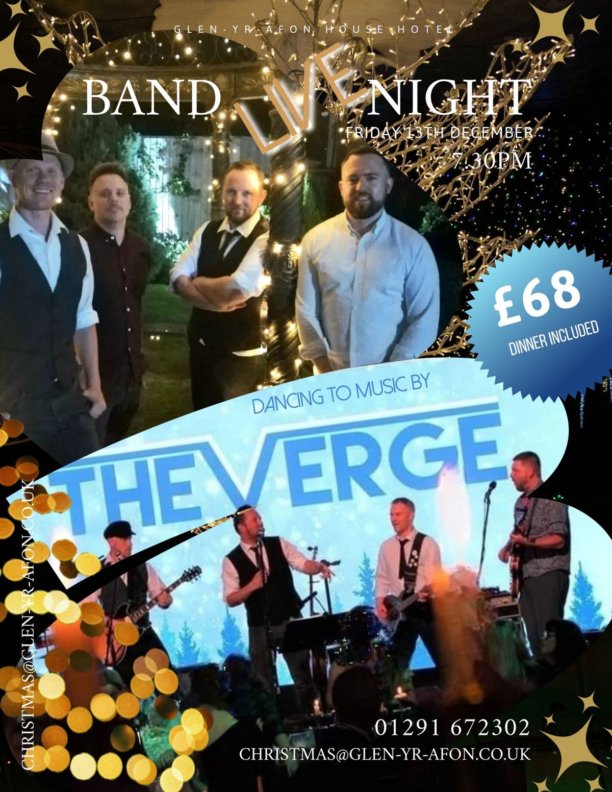 Christmas Party band Night with The Verge