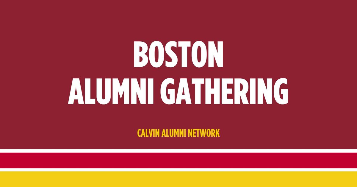 Boston Alumni Gathering