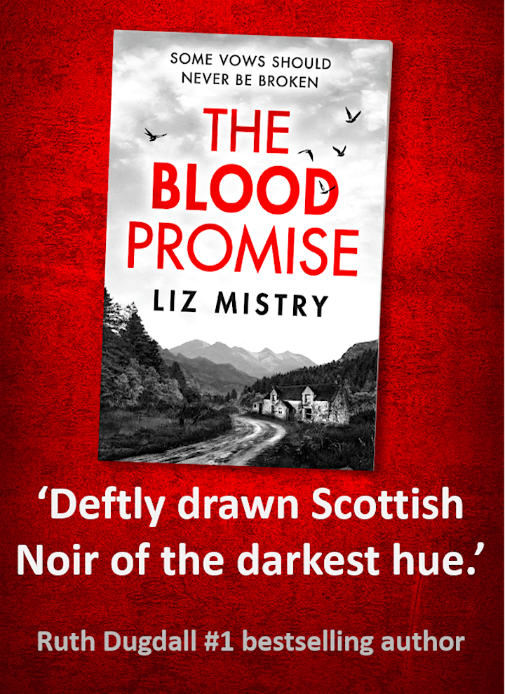 THE BLOOD PROMISE launch by Scottish & Yorkshire crime writer Liz ...