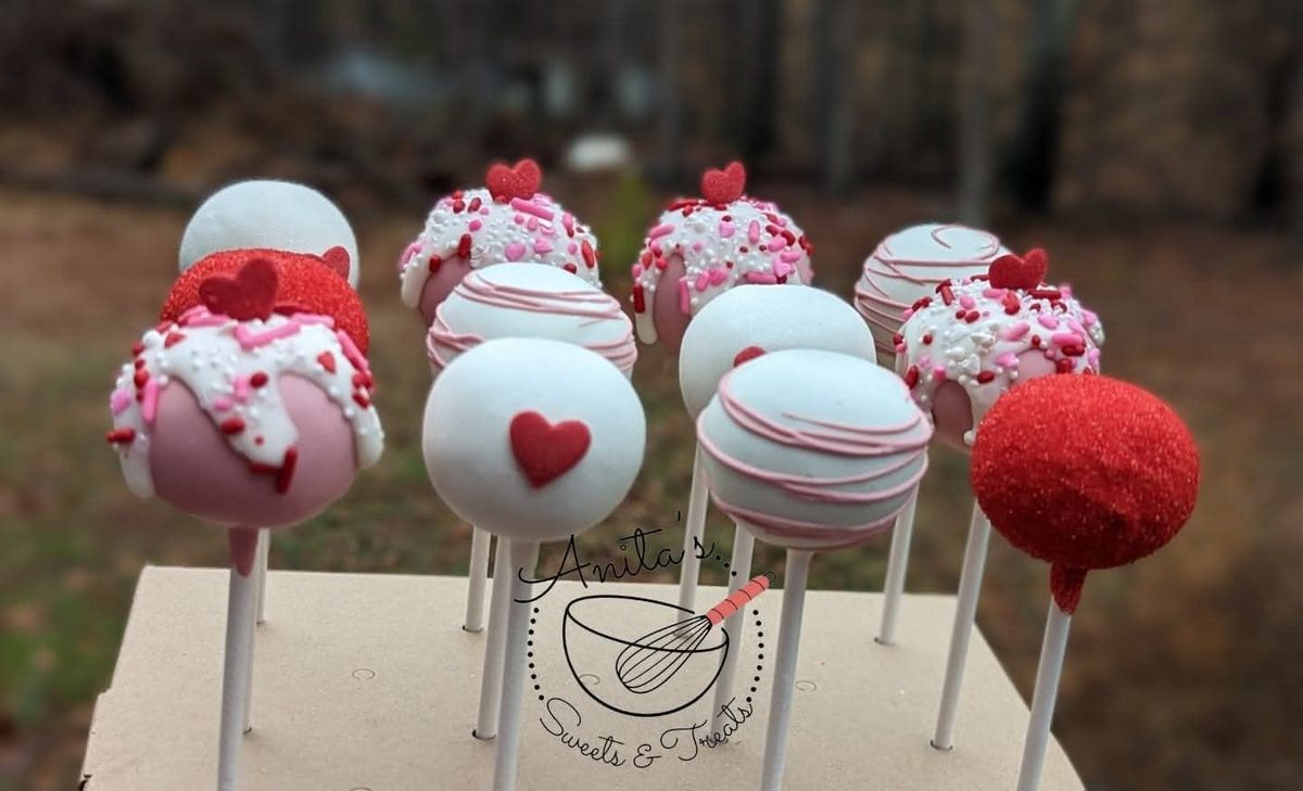 Valentine Pop Up, Cake Pop that is! 