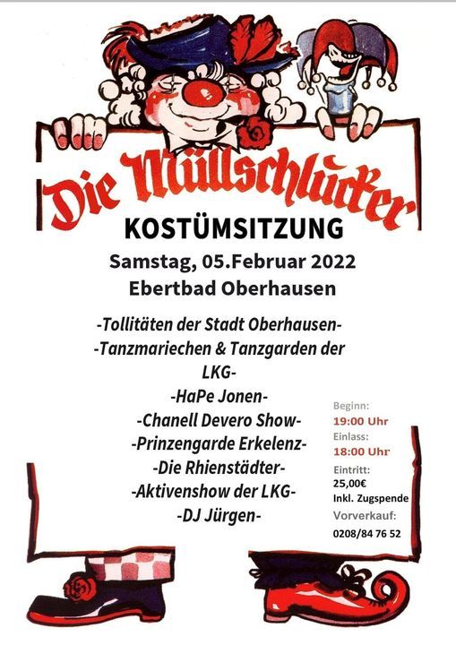 LKG "Die M\u00fcllschlucker" Kost\u00fcmsitzung 2022