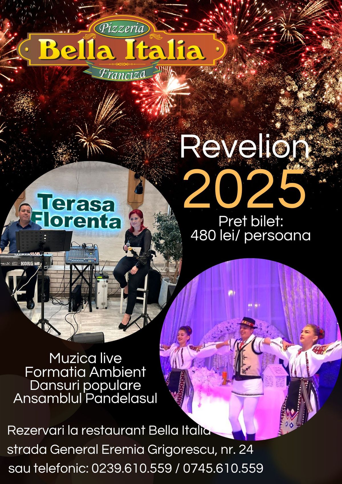 Revelion 2025 la Bella Italia