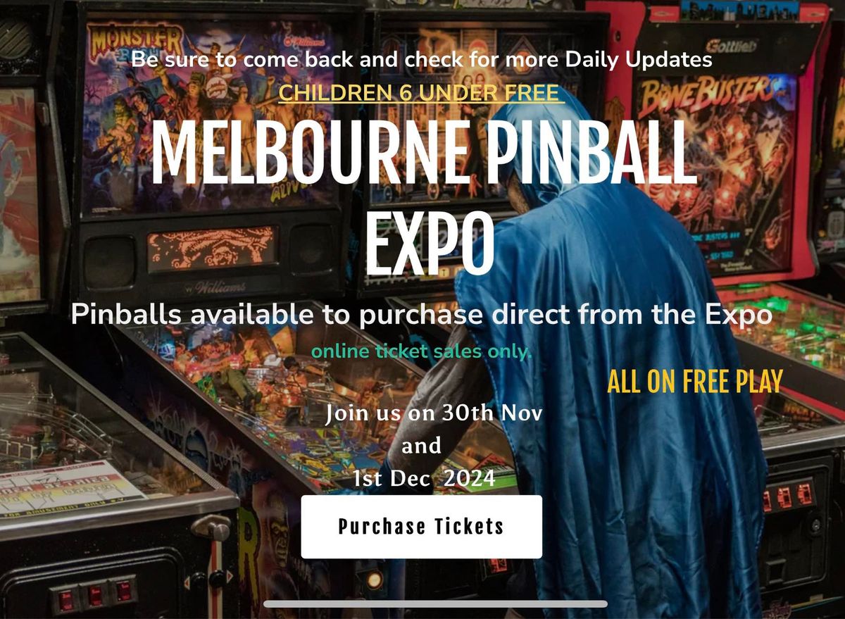 Melbourne Pinball Expo