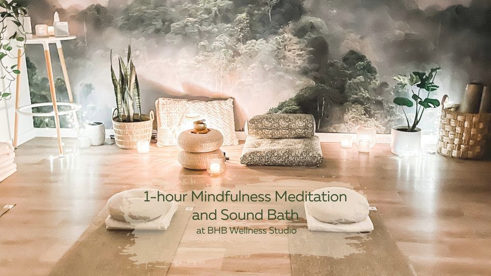 1-Hour Guided Meditation and Sound Bath ~ Wednesday, 3 April 6 pm