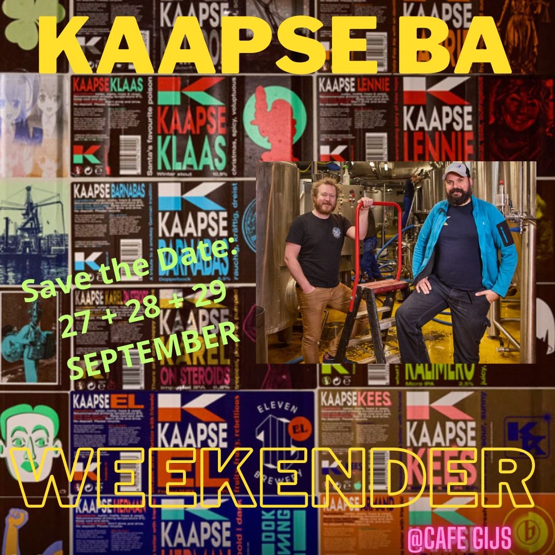 Kaapse BA weekender! :-)