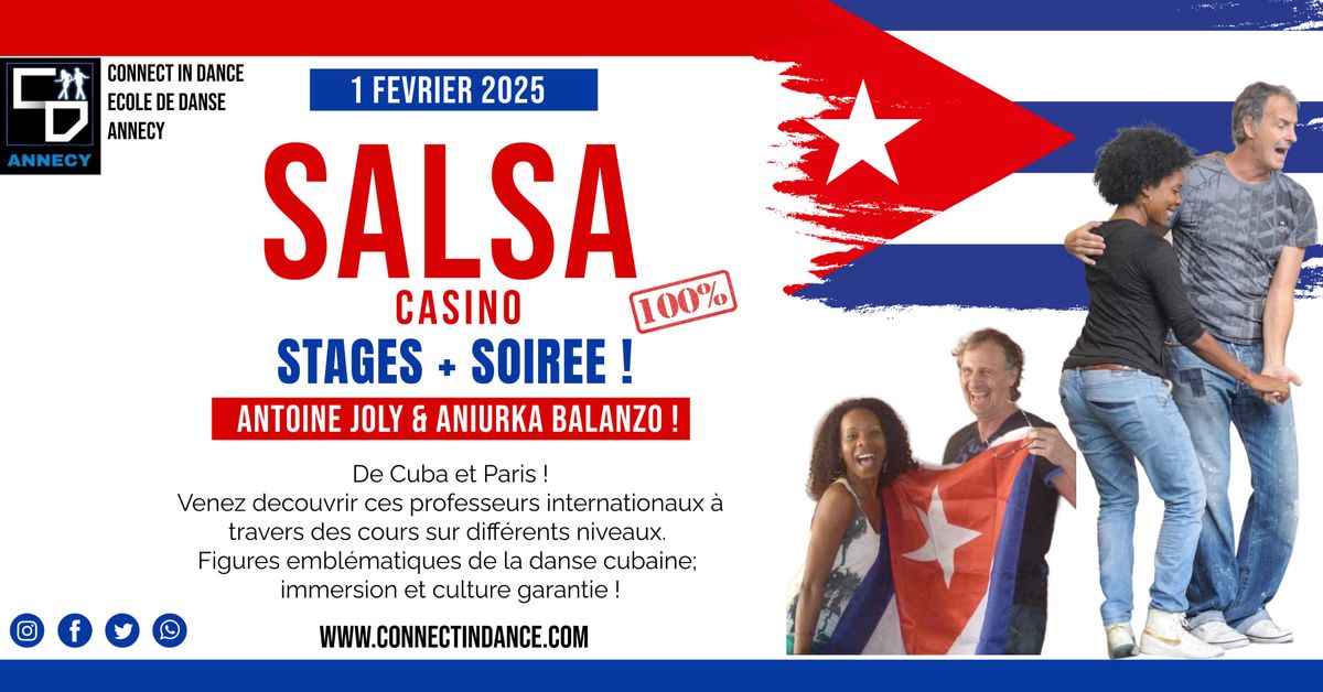 STAGES + SOIR\u00c9E SALSA CUBAINE ! ANNECY