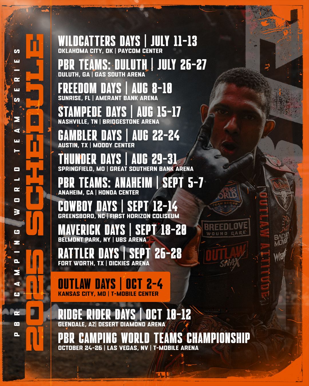 PBR: Camping World Team Series - 2 Day Pass