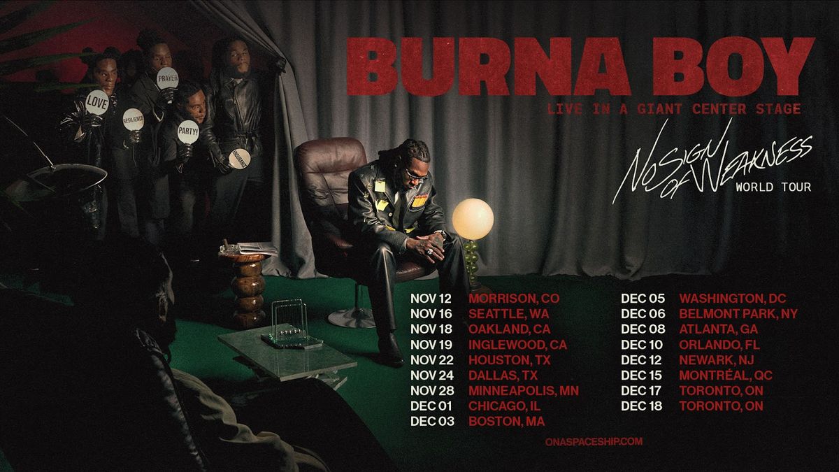 Burna Boy Orlando Tickets