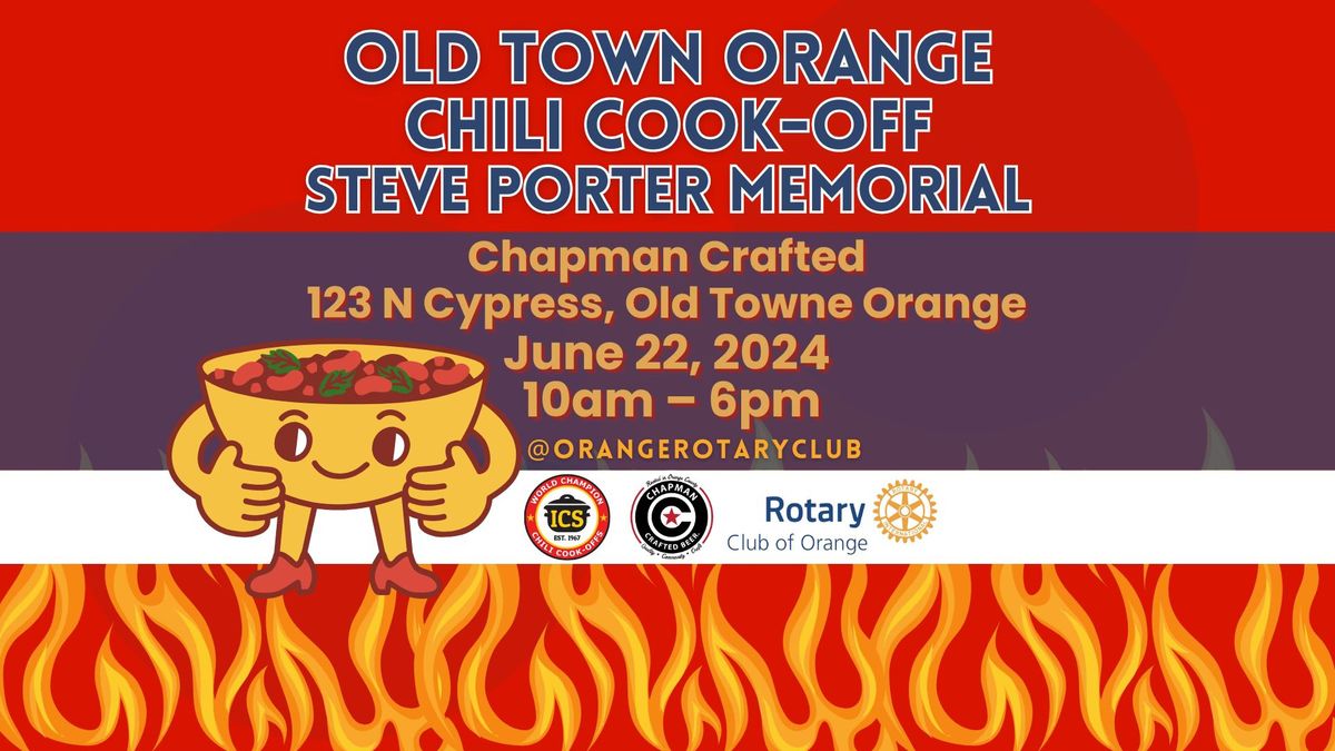 Old Towne Orange Chili Cook-off Steve Porter Memorial