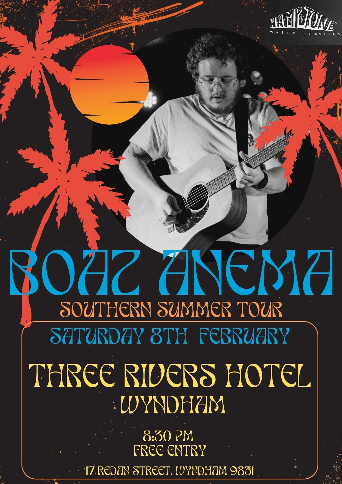 BOAZ Anema ::: Three Rivers Hotel Wyndham ::: Saturday 8th February 2025