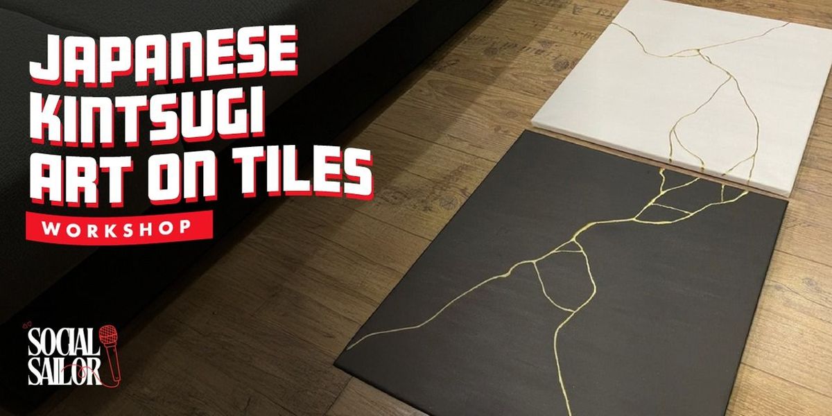 Japanese Kintsugi Art on Tiles - Kolkata