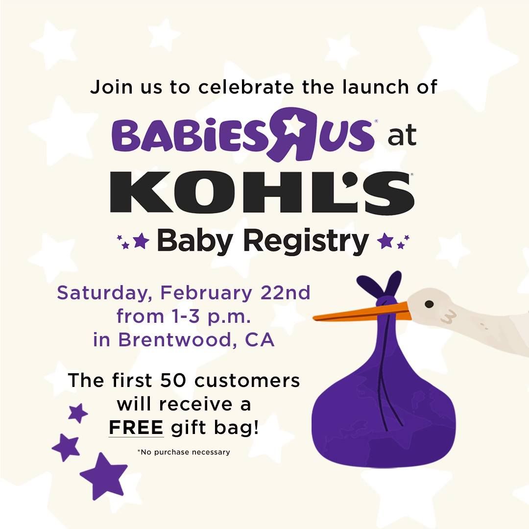 Babies\u201cR\u201dUs at Kohl's Baby Registry Celebration