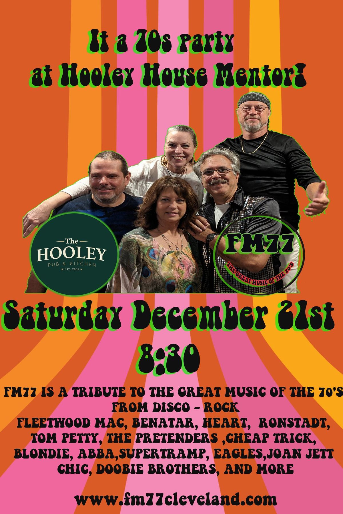 FM77 brings the 70s back to Hooley House Mentor!