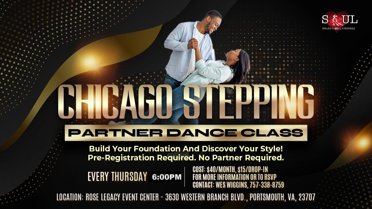 Portsmouth - Beginners Chicago Stepping Partner Dance Class