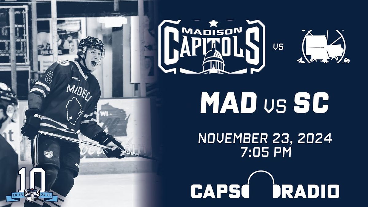 Cedar Rapids RoughRiders at Madison Capitols at Bob Suters Legacy20 Arena Middleton