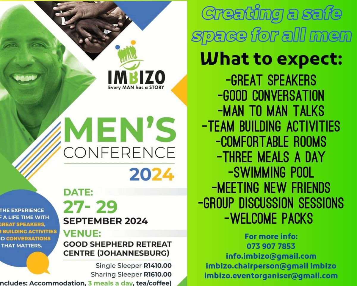 IMBIZO \u201cEvery MAN has a STORY\u201d Men\u2019s Conference 2024