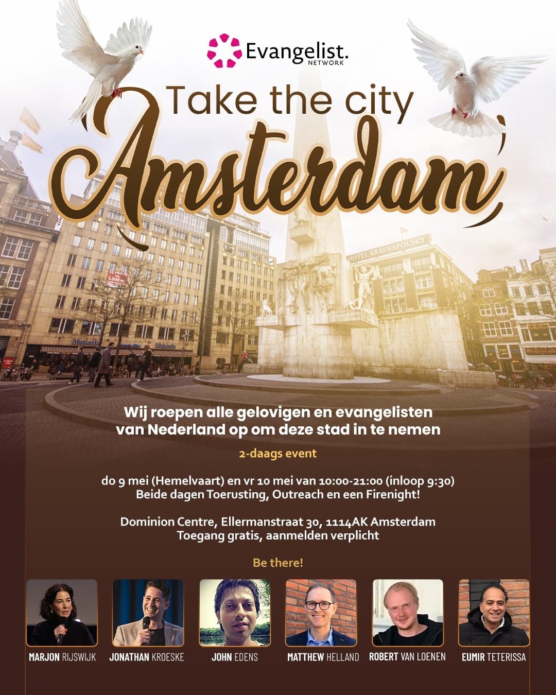 Take the city Amsterdam