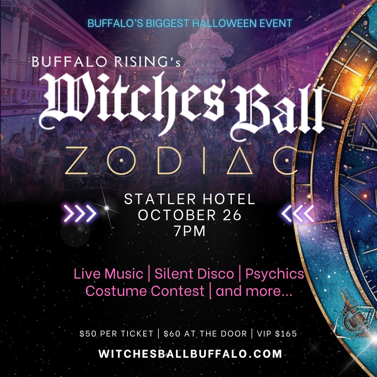 BUFFALO RISING'S 2024 WITCHES BALL | ZODIAC