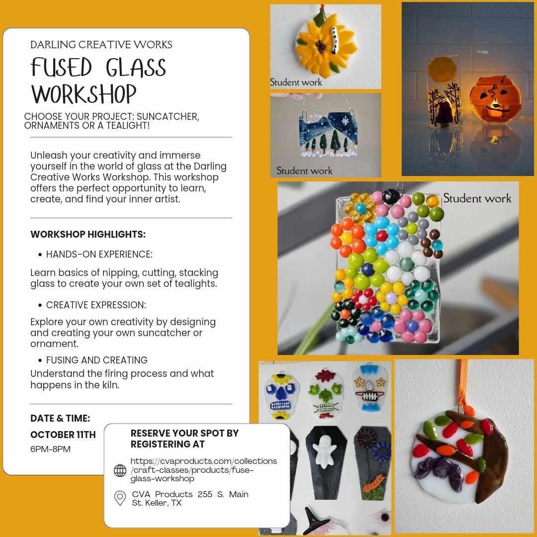 \ud83c\udf83 Fused Glass - Choose Your Own Project Workshop \ud83c\udf83