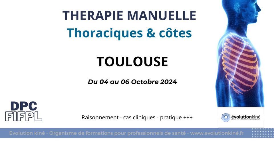 Thérapie manuelle Thoraciques côtes - Toulouse