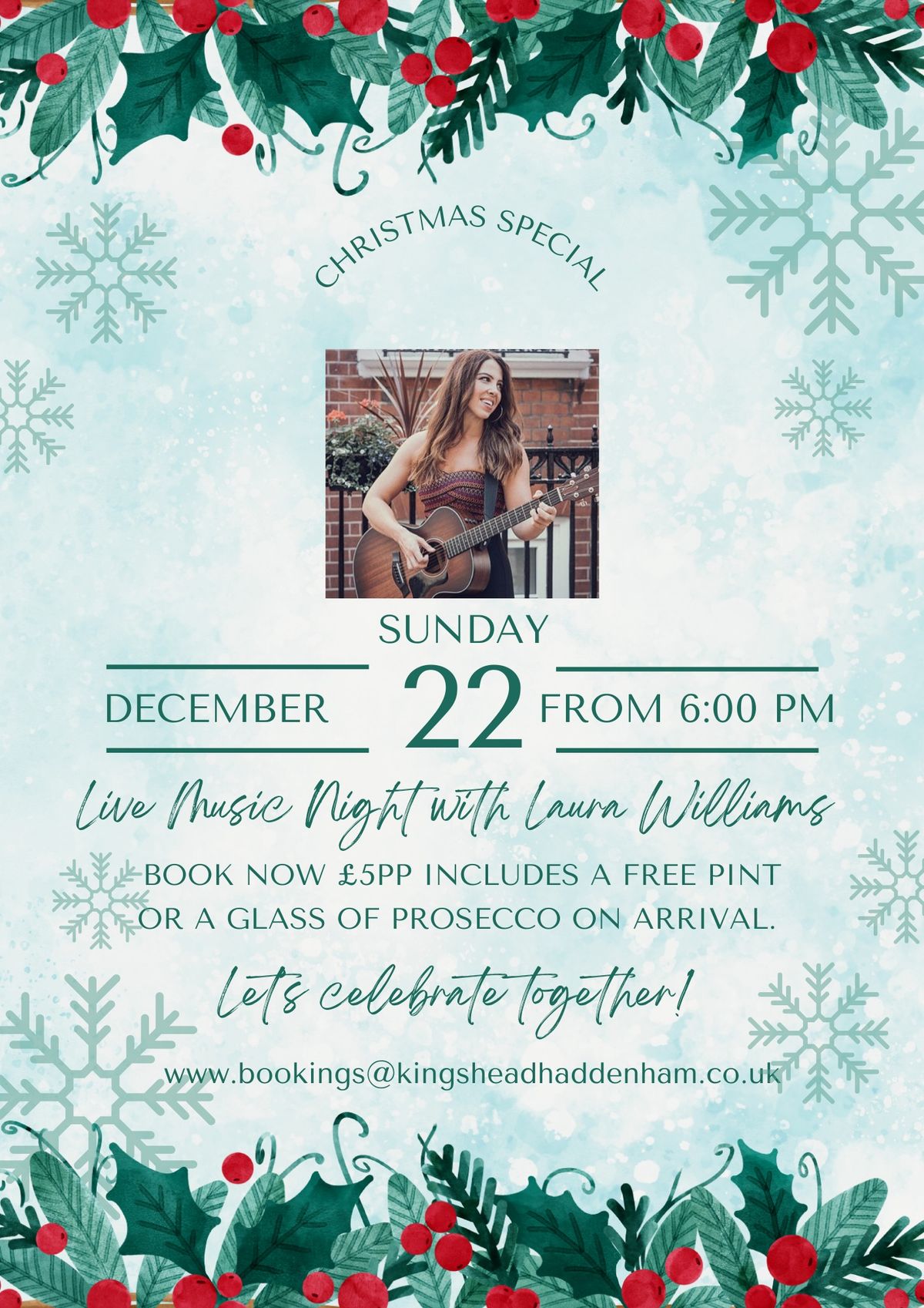 Christmas Special Night with Laura Williams