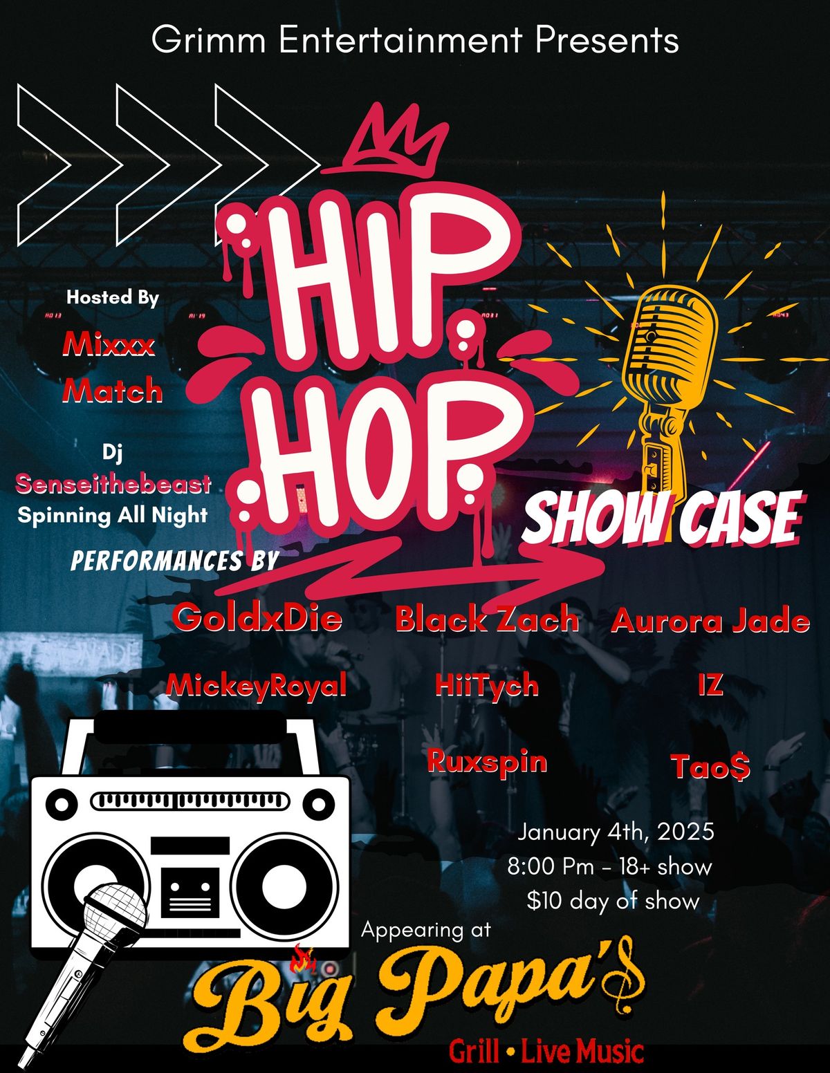 New Year, New Artists- Hip Hop showcase