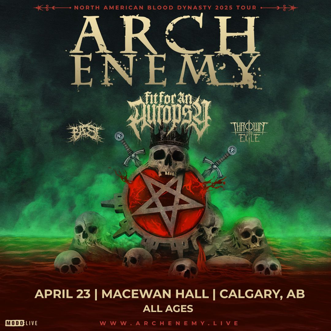 Arch Enemy at Wolverhampton Civic Hall