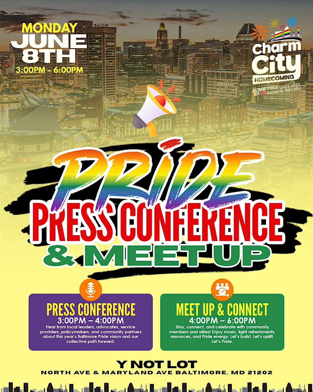 Pride Week Kickoff: Press Conference & Awards Ceremony