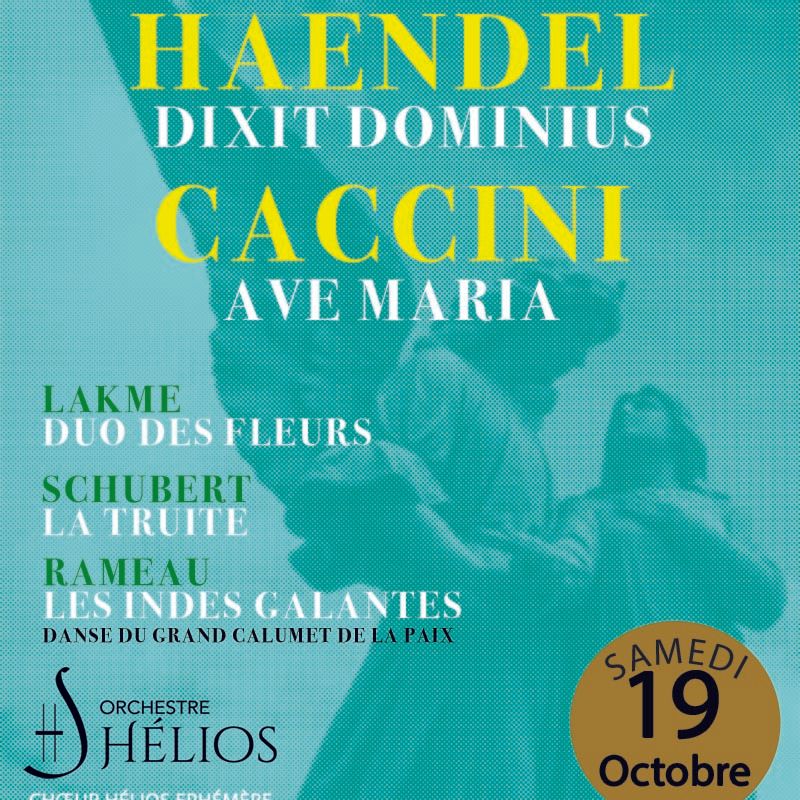 Orchestre H\u00e9lios : Haendel, Vivaldi, Rameau, Schubert et Caccini