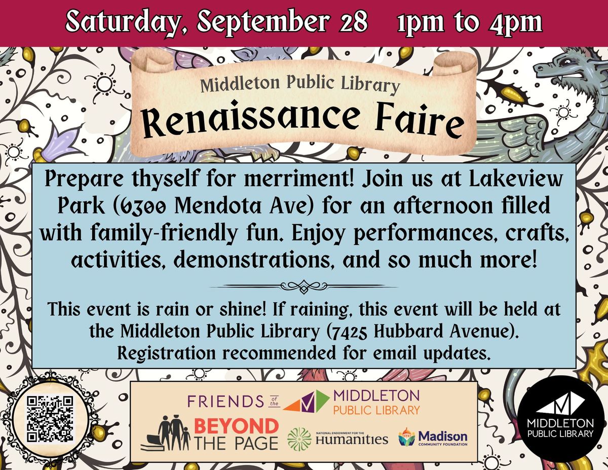 Middleton Public Library Renaissance Faire