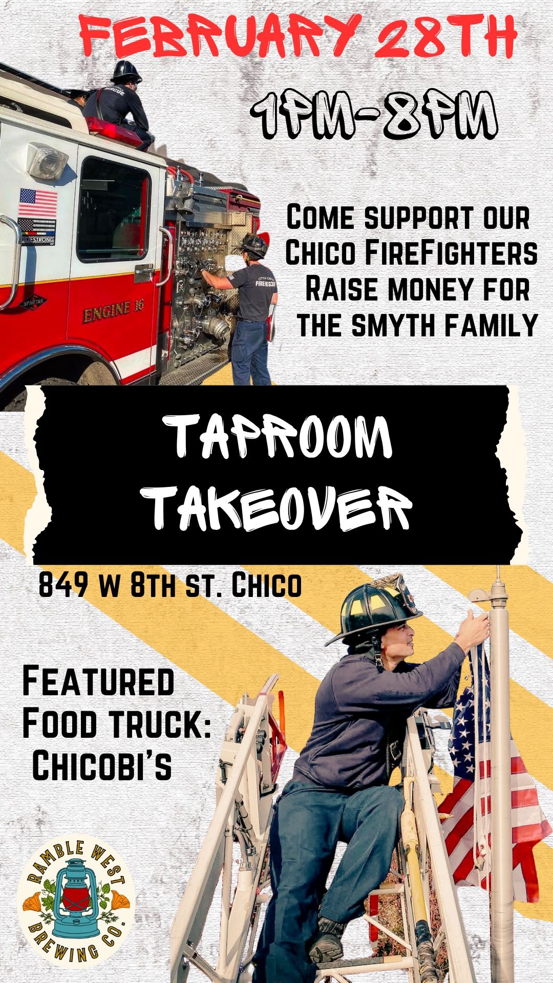 Taproom Takeover: Chico Firefighters