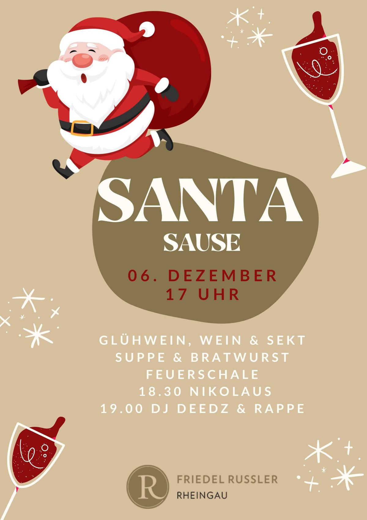 SANTA SAUSE bei den Russlers \ud83c\udf85\ud83c\udffb