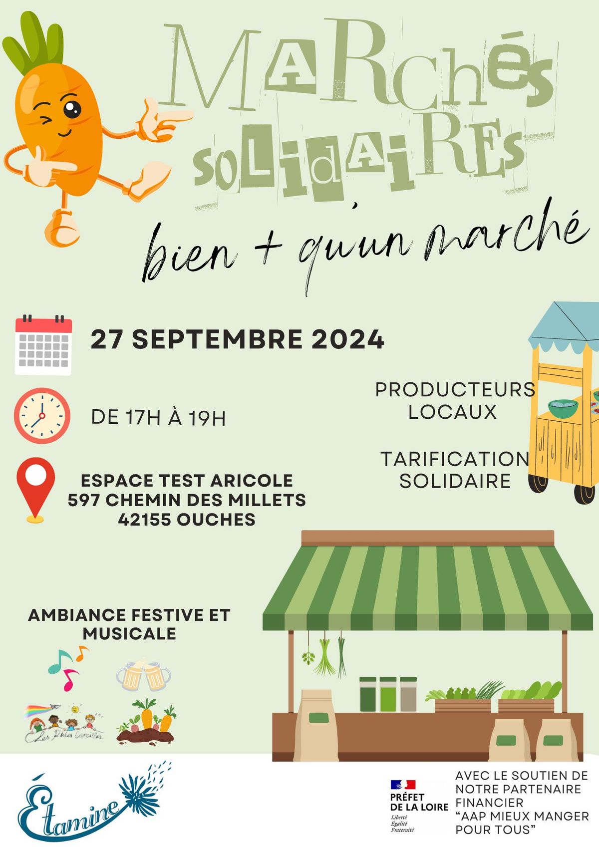 March\u00e9 Solidaire en Roannais