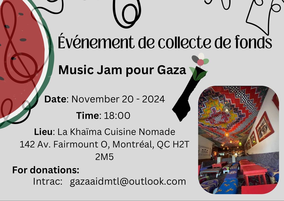 Music Jam pour Gaza 