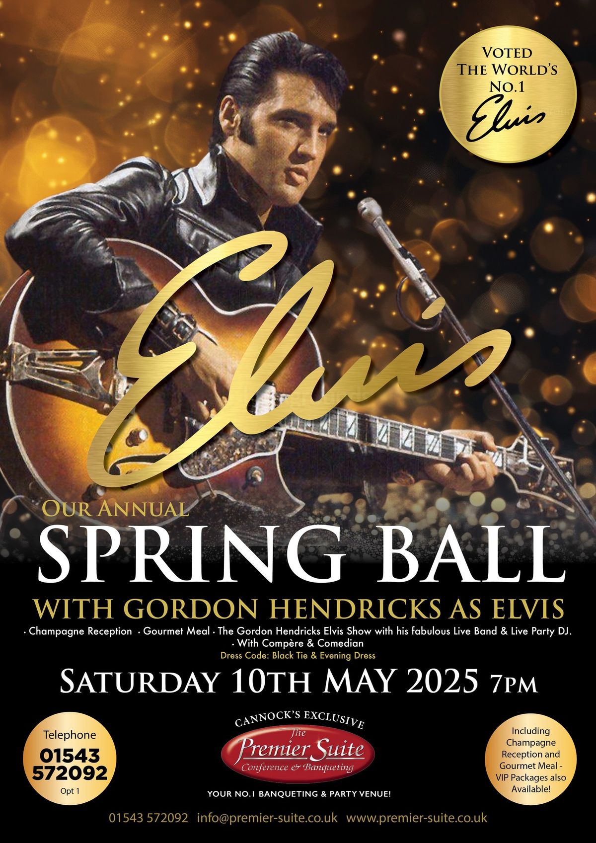 The Staffordshire Spring Ball with the Gordon Hendricks Elvis Show