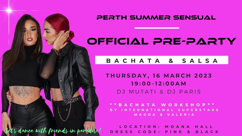 Perth Summer Sensual 2023 Pre-party