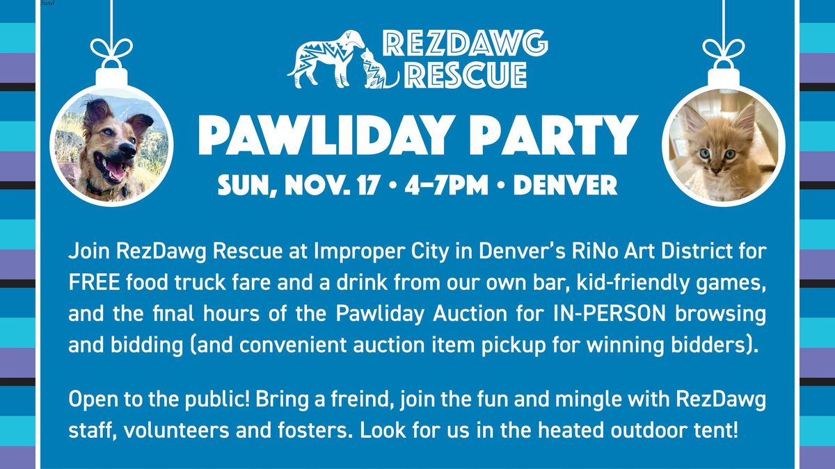 Pawliday Auction Party