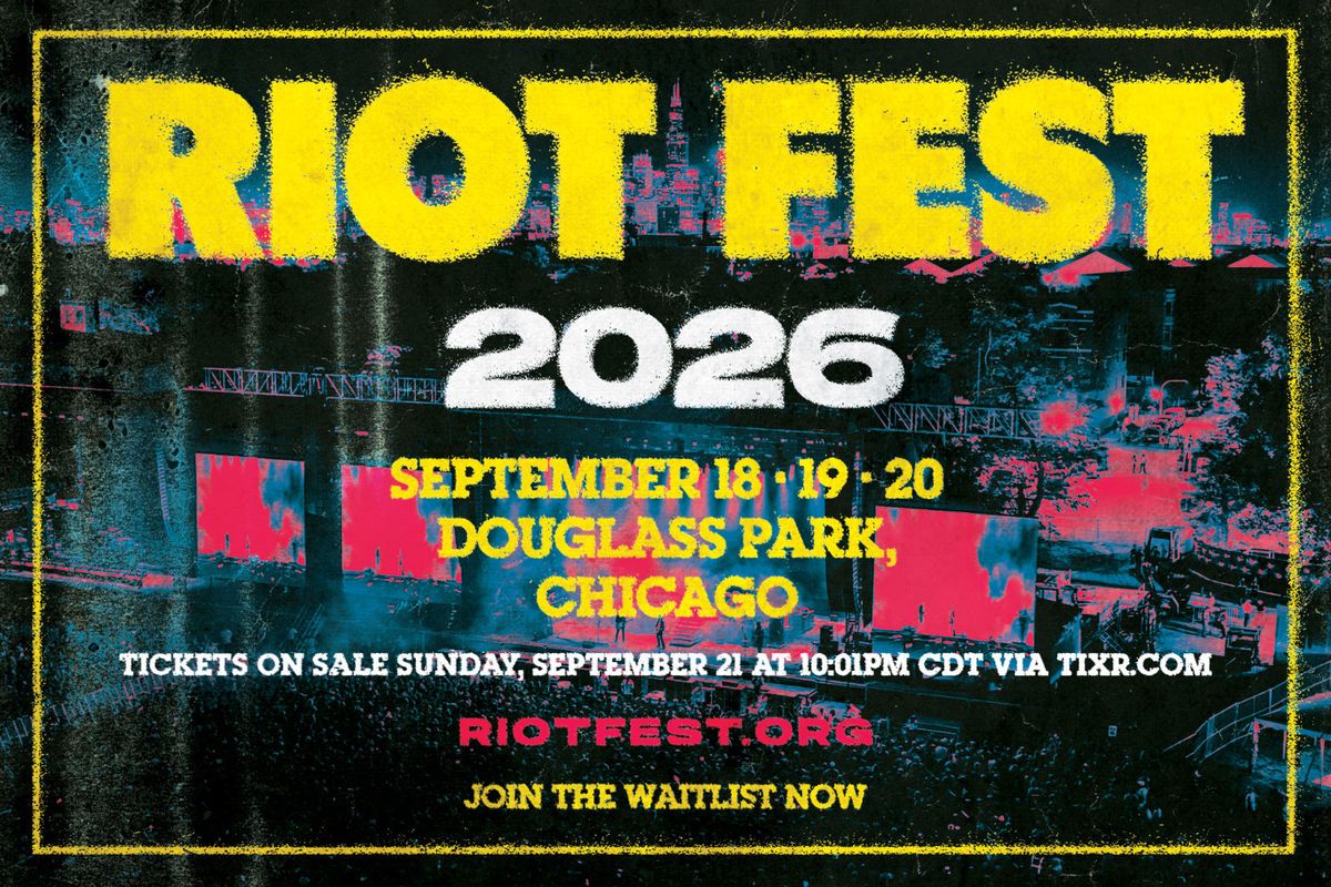 2026 Riot Fest - Friday at Douglass Park