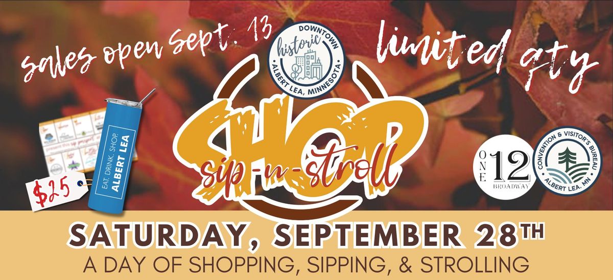 Shop Sip-n-Stroll Downtown, Albert Lea