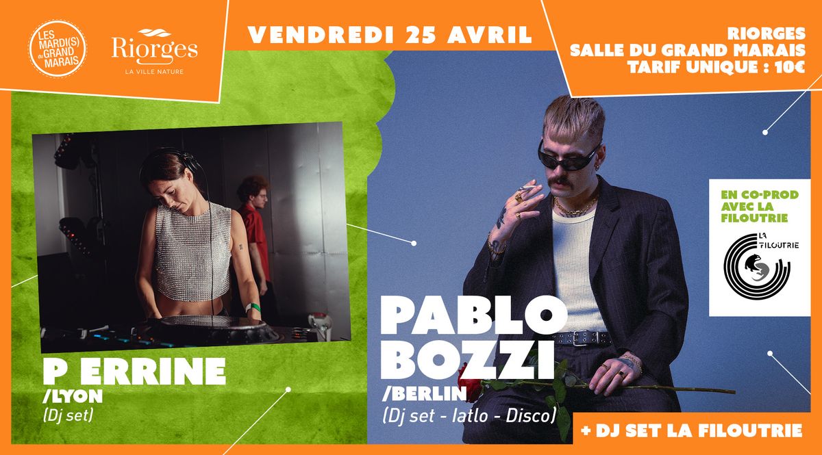 Pablo Bozzi + P errine en concert \/ Les Mardi(s) du Grand Marais x La Filoutrie