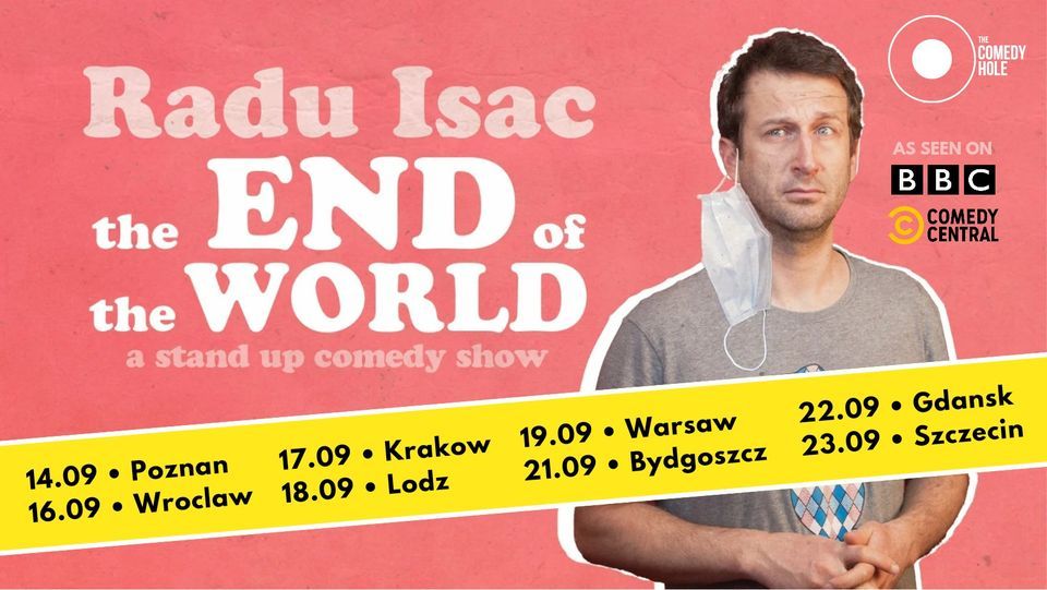 Radu Isac \/ The END of the WORLD \u2022 Warsaw \u2022 Stand Up Comedy in English