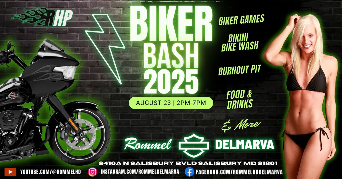 BIKER BASH 2025 @ Rommel HD Delmarva