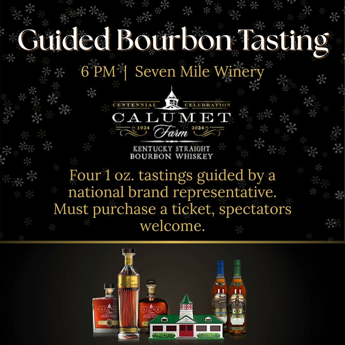 Guided Calumet Bourbon Tasting