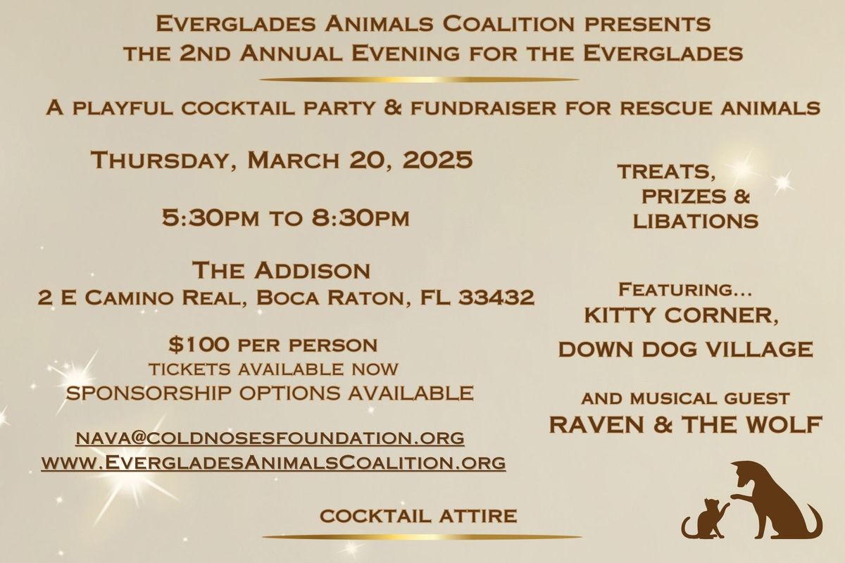 2nd Annual Evening for the Everglades 