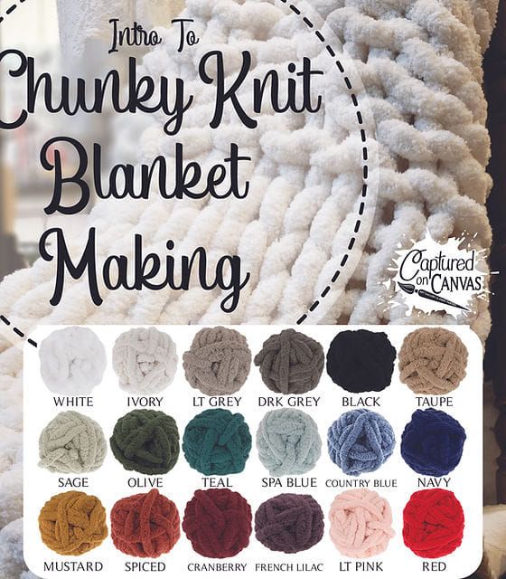 Chunky Knit Blanket Party!