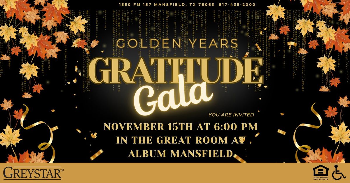 Golden Years Gratitude Gala