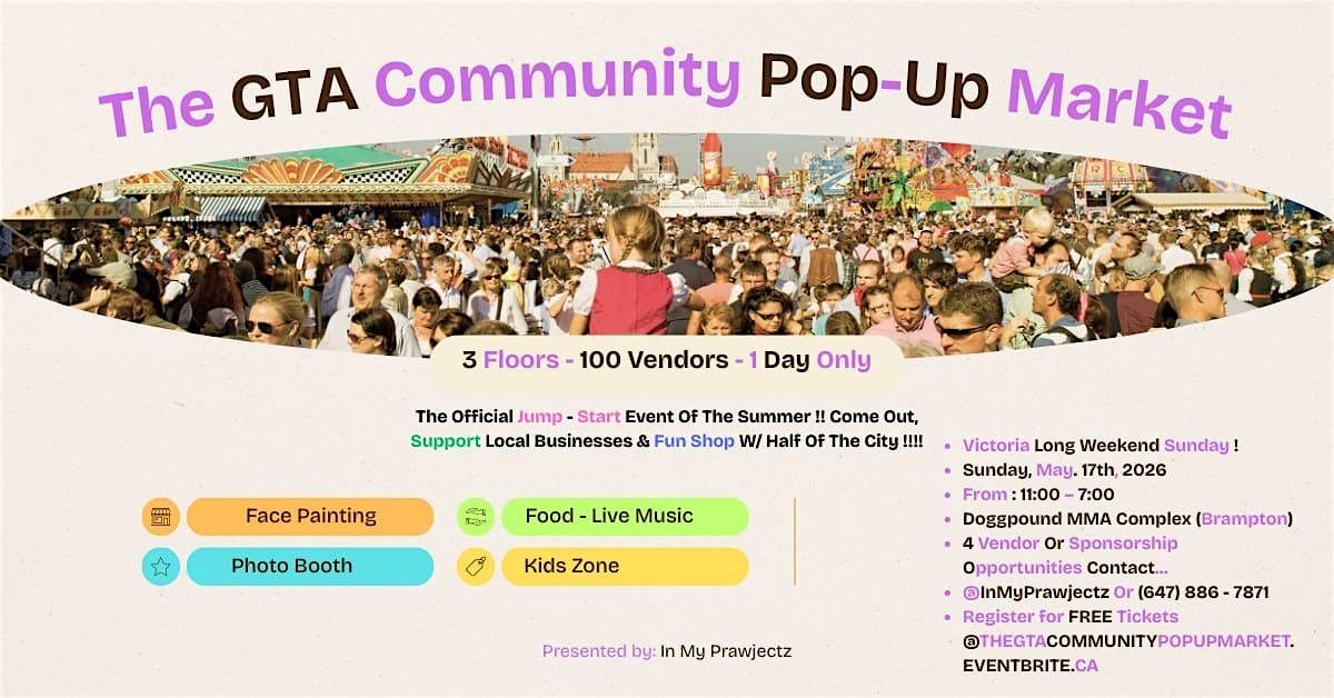 The GTA Community Pop-Up Market