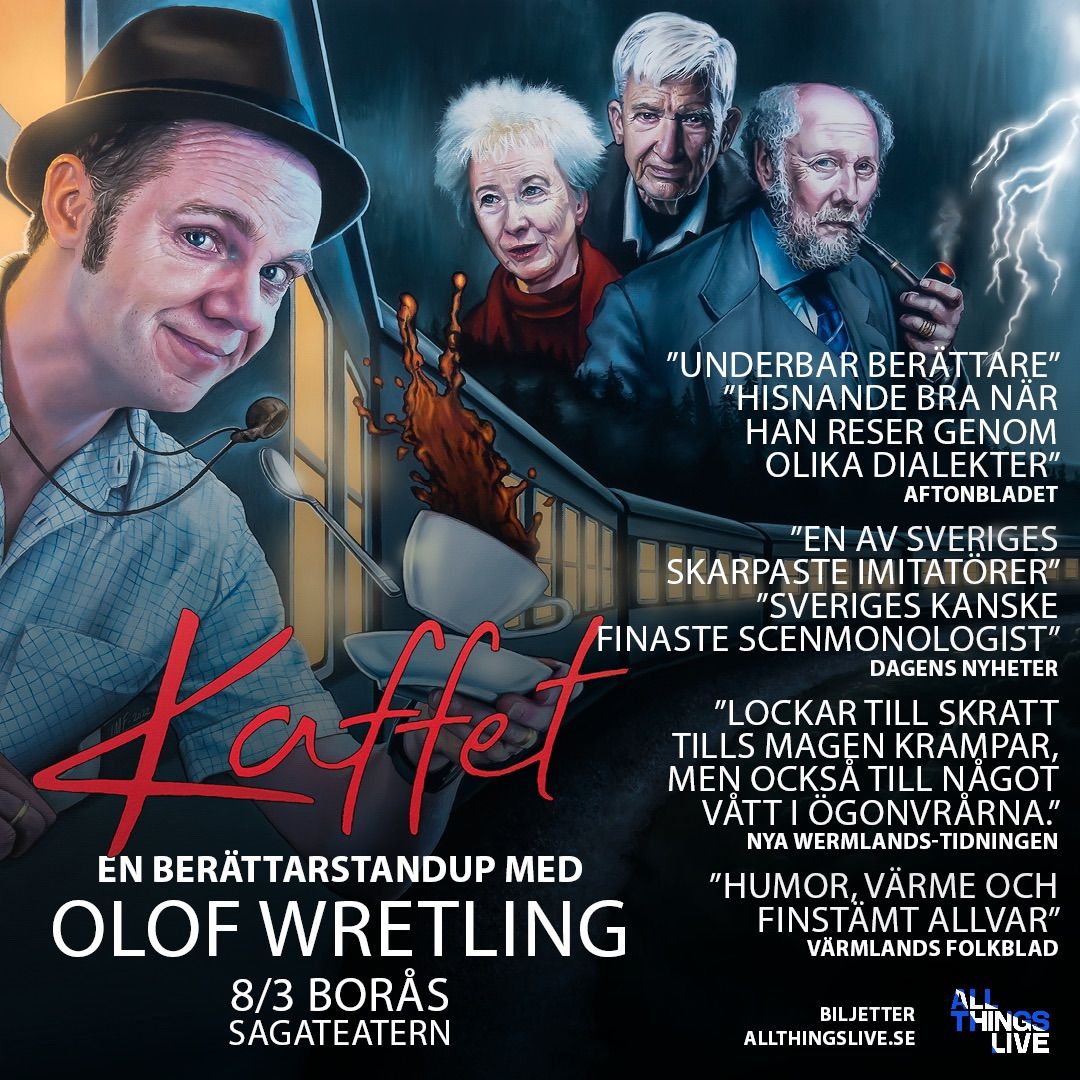 KAFFET - En ber\u00e4ttarstandup med Olof Wretling