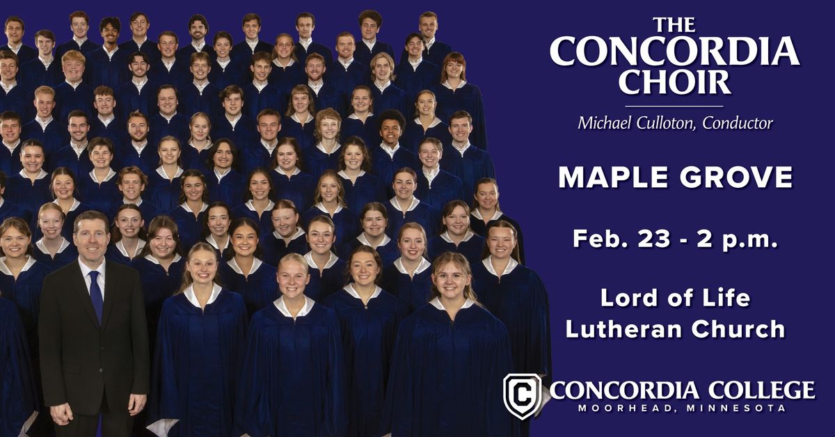 The Concordia Choir on Tour in Maple Grove