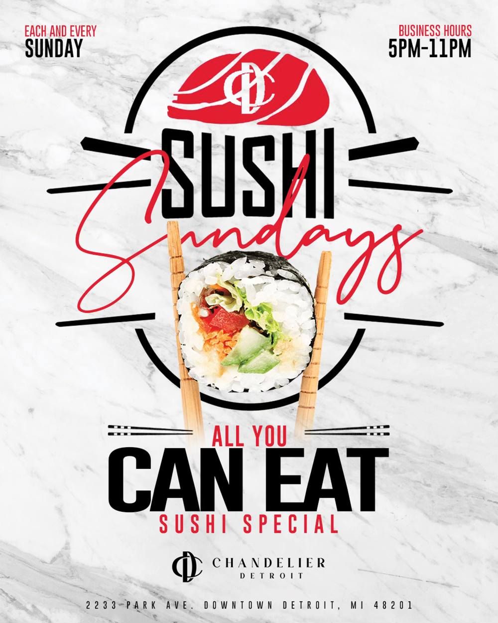 Sushi Sundays : All You Can Eat!